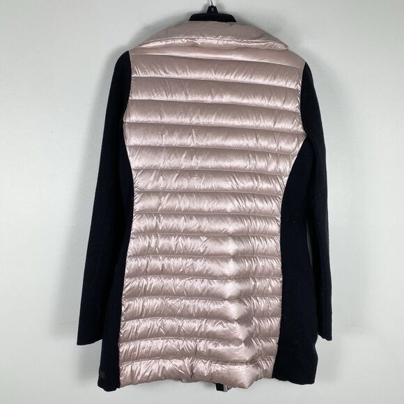 Calvin Klein Performance Woman’s Size Medium Down Puffer Jacket Pink Black - Picture 6 of 11